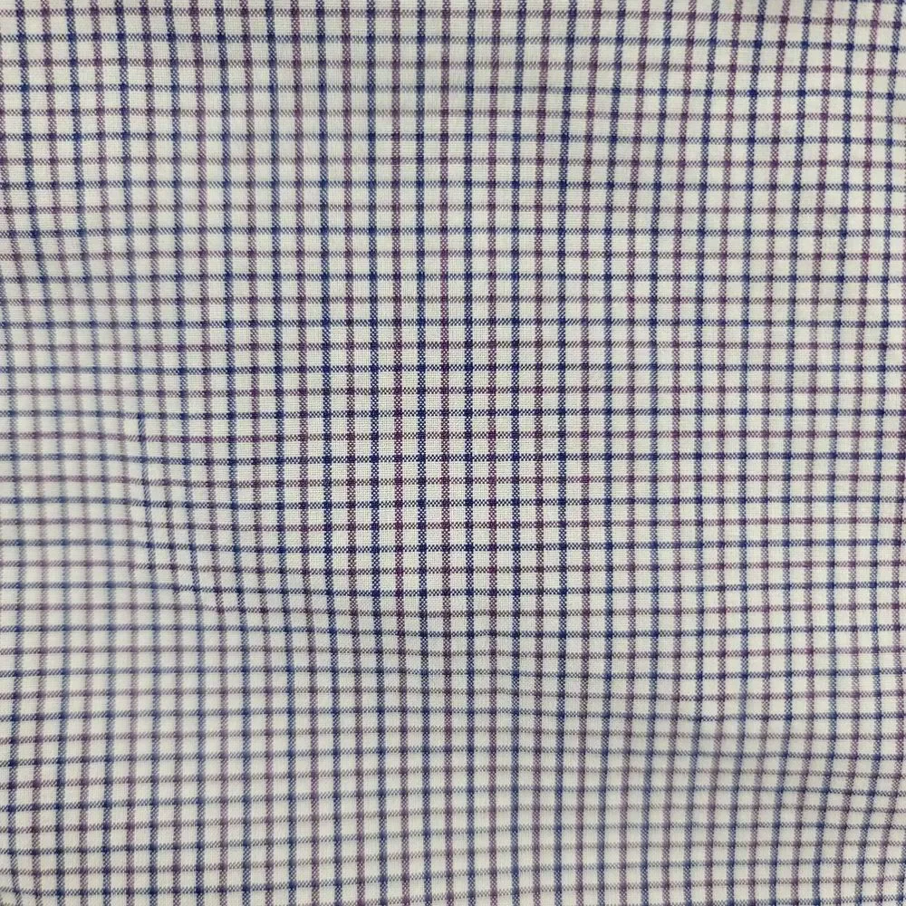 Ralph Lauren Shirt Mens 17 32-33 Purple Plaid Flesh Pony Classic‎ Fit Flesh Pony